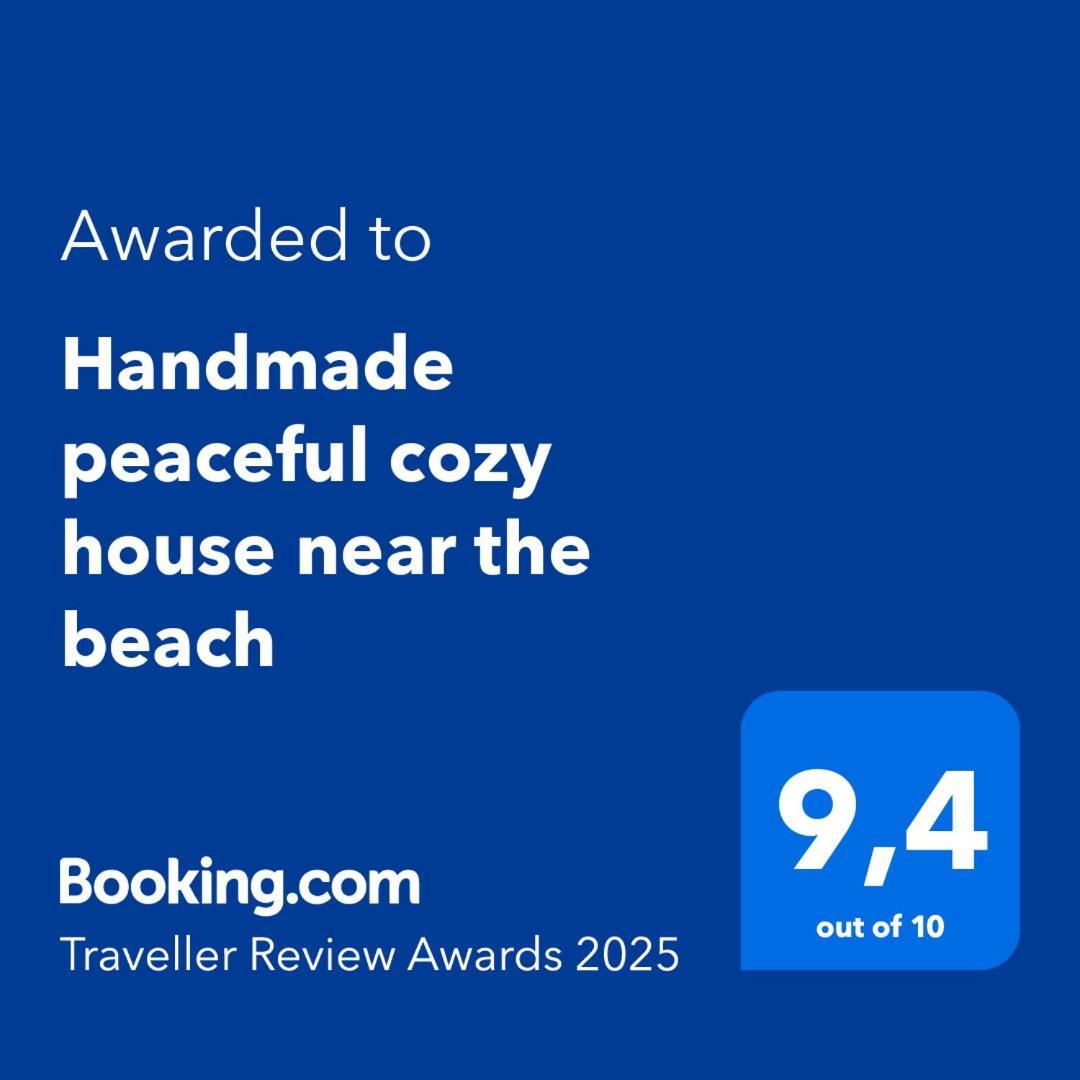 Handmade Peaceful Cozy House Near The Beach Nea Kallikrateia Exterior photo